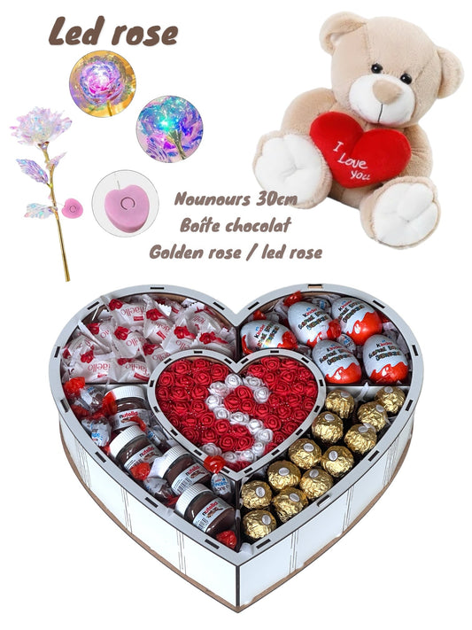 Coeur Chocolate box personalise