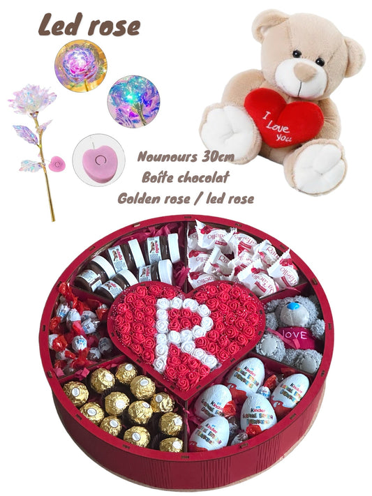 Coffret chocolat cadeau personalise